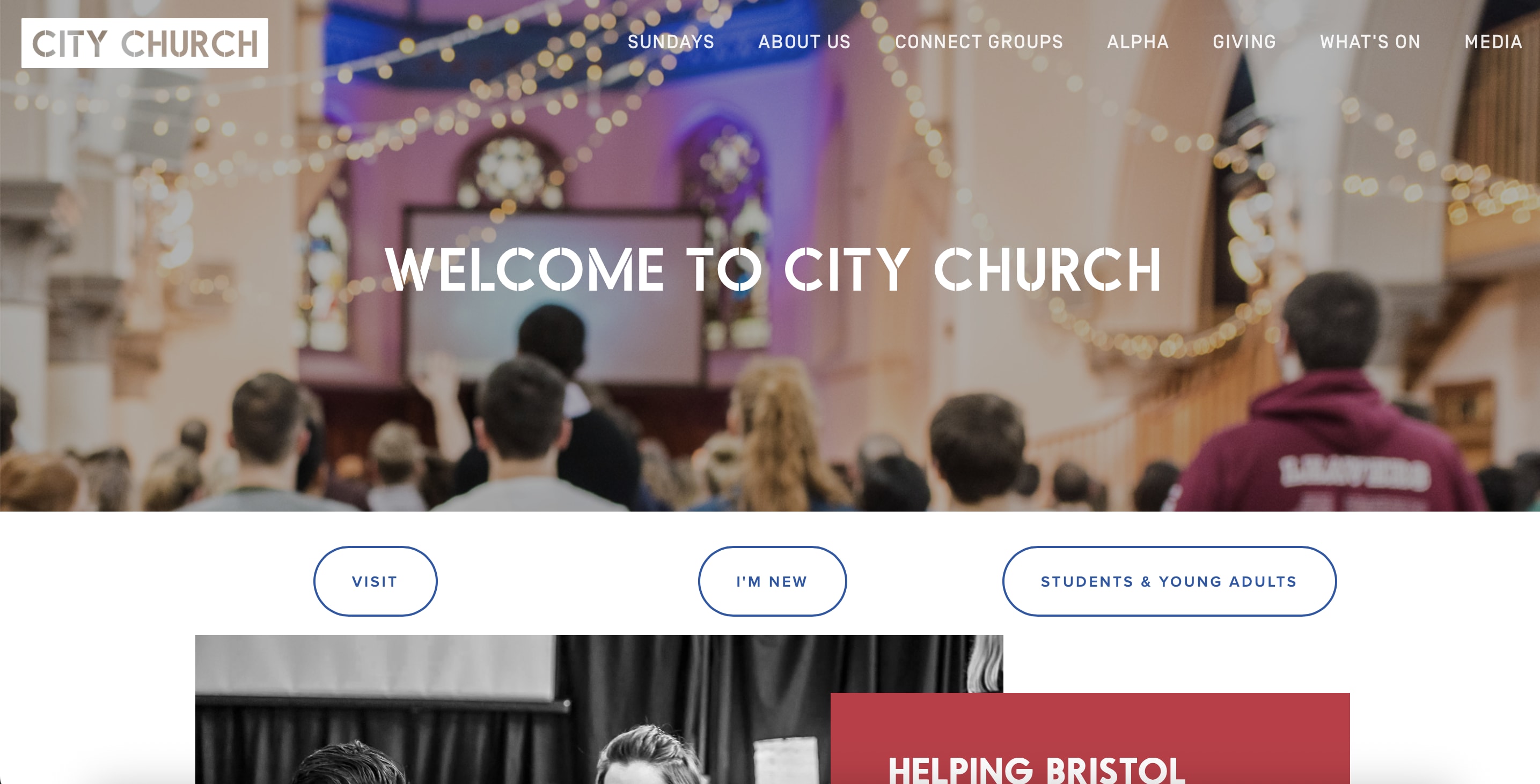 City Church Bristol website