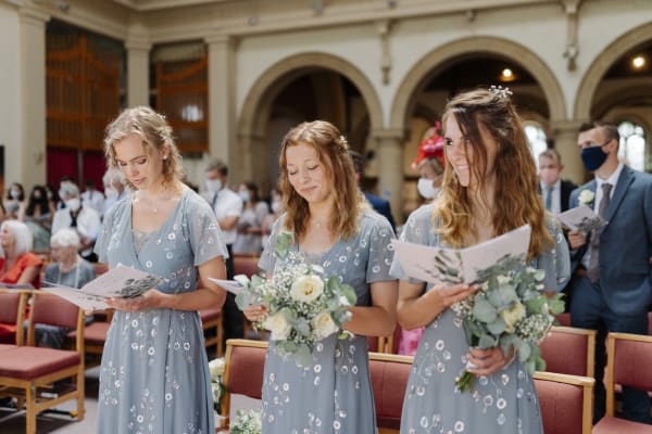 Natural light wedding