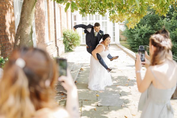 Natural outdoor wedding