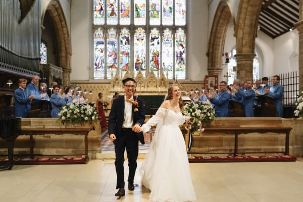 Romantic outdoor portrait