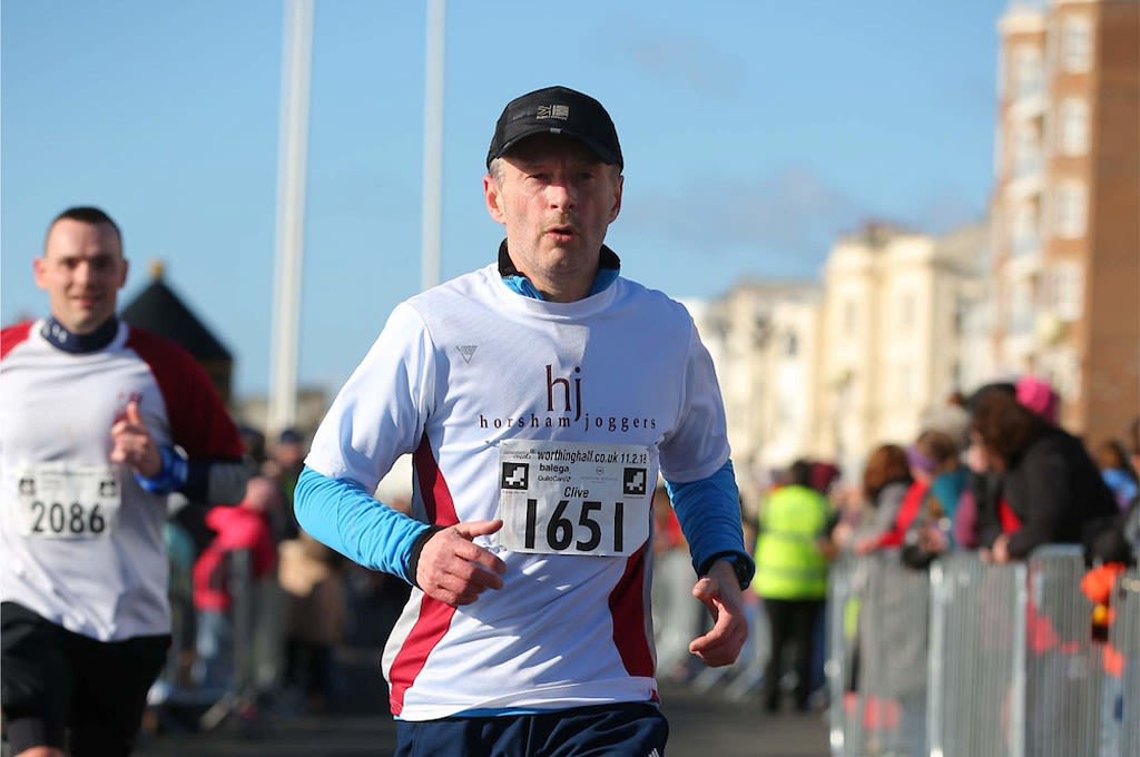 At the end of the Worthing HM. Looking casual but it definitely didn't feel like that.