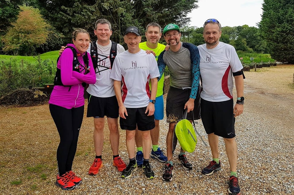 Our team (the runners), Pimp My Stride, in the Horsham Round