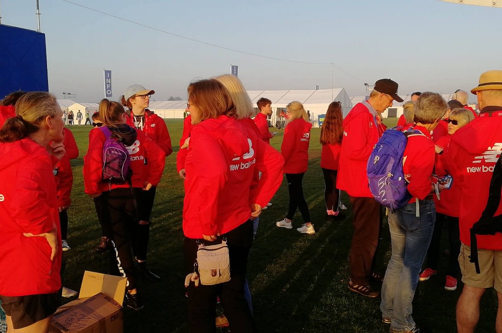 London marathon volunteers