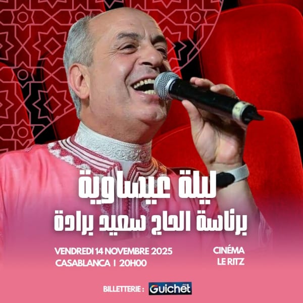 Haj Said Barada en Spectacle à Casablanca