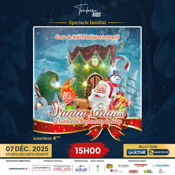 SANTA CLAUS, LE LUTIN ET LE BONHOMME DE NEIGE - CASABLANCA