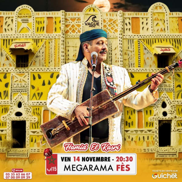 Concert de Hamid El Kasri à Fès