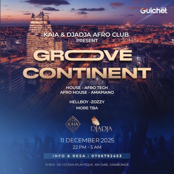 GROOVE CONTINENT is coming to CASABLANCA