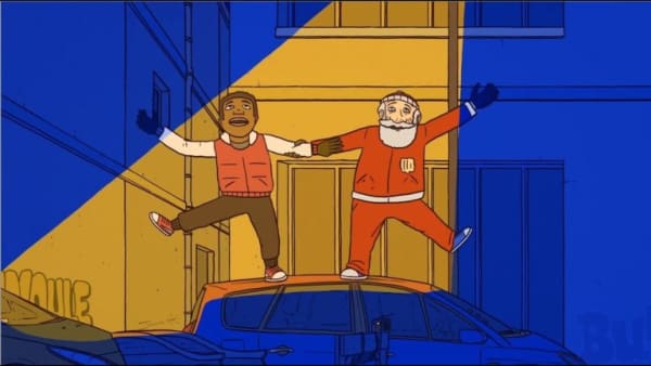 Cinéma : Marcel le Père Noël et le petit livreur de pizzas