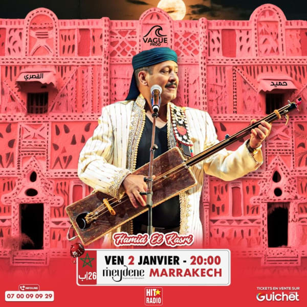 Hamid El Kasri en Concert à Marrakech