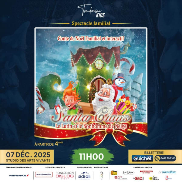 SANTA CLAUS, LE LUTIN ET LE BONHOMME DE NEIGE - CASABLANCA