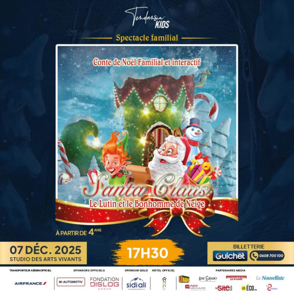 SANTA CLAUS, LE LUTIN ET LE BONHOMME DE NEIGE - CASABLANCA