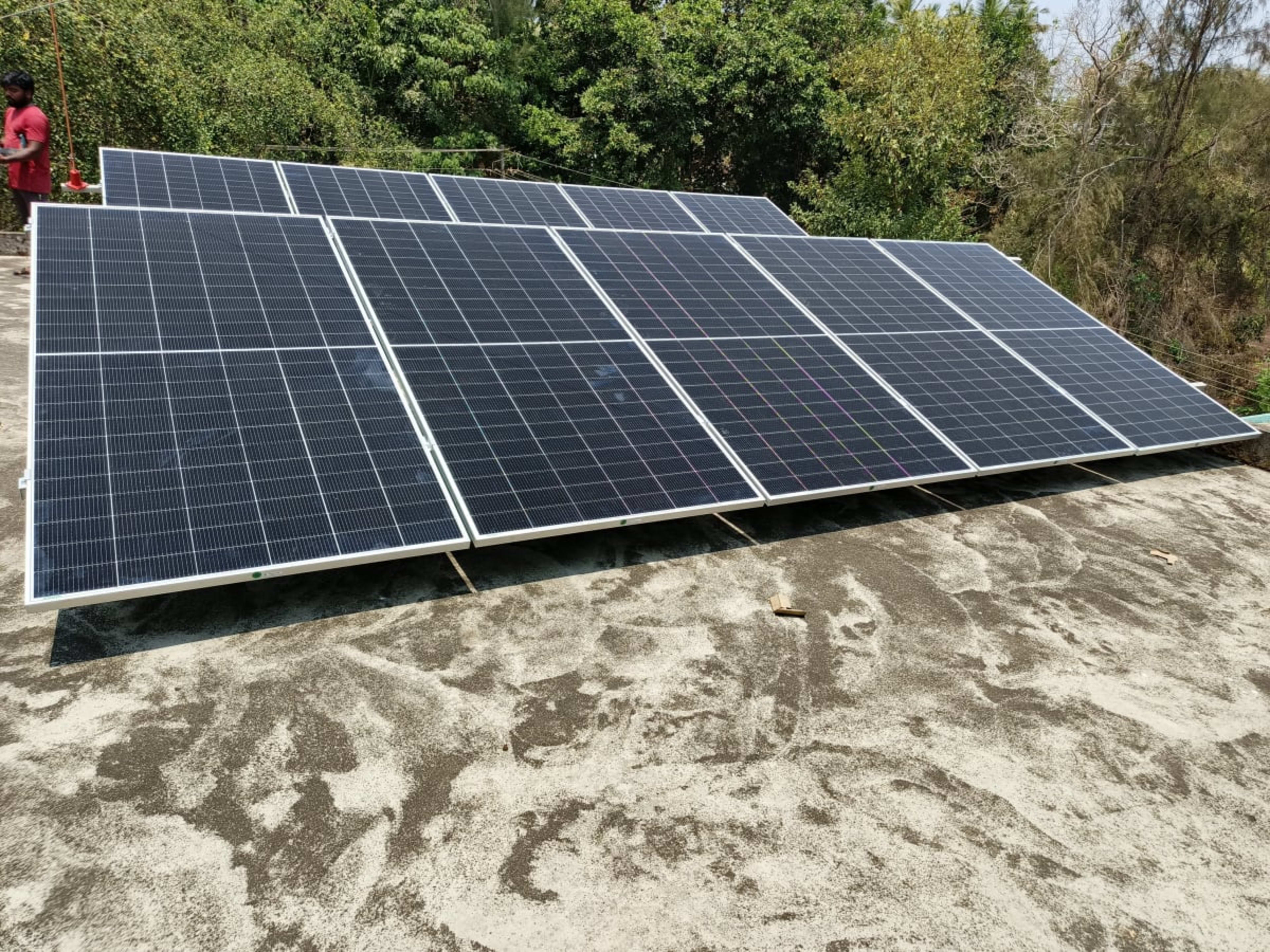 6KW N type Topcon 595 Wat Pannels  — installed by Mahati enterprises