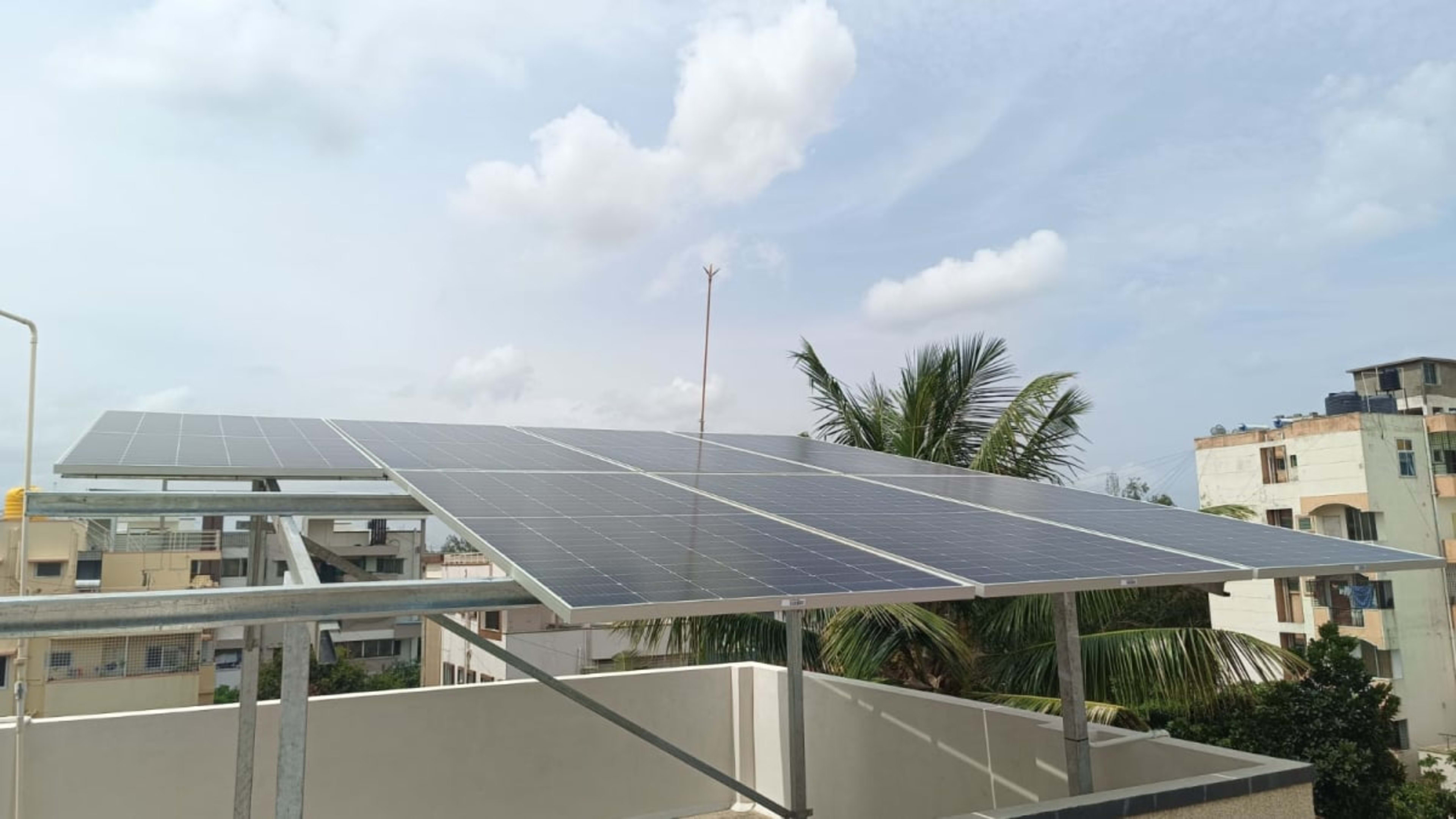 4.3 kW Residential Solar Installation with ₹78,000 subsidy under PM Surya Ghar Yojana at Babusab Palya, Bangalore — installed by SMAPP Analytics LLP