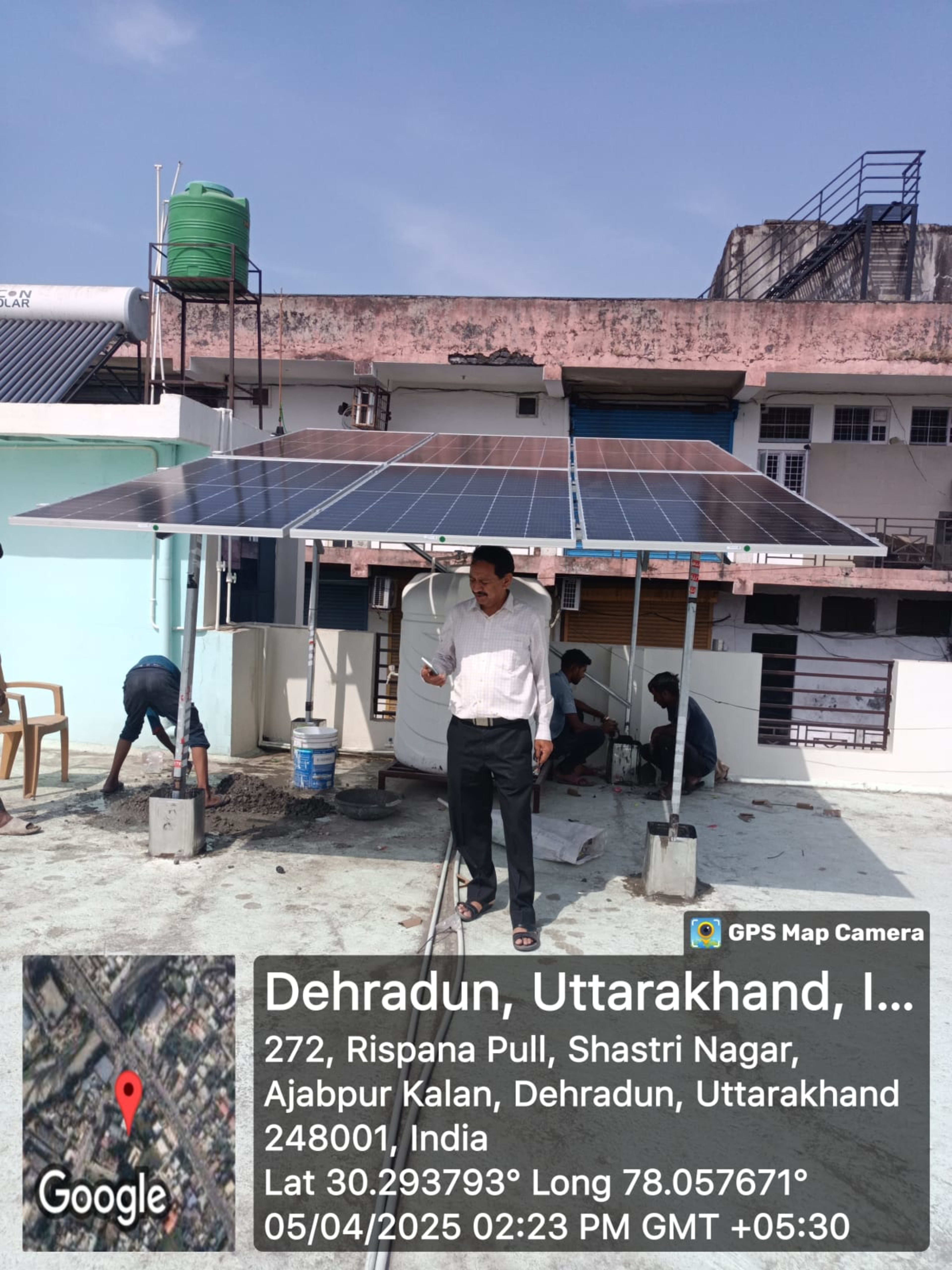 3KW ONGRID DEHRADUN — installed by Avisha solar solutions