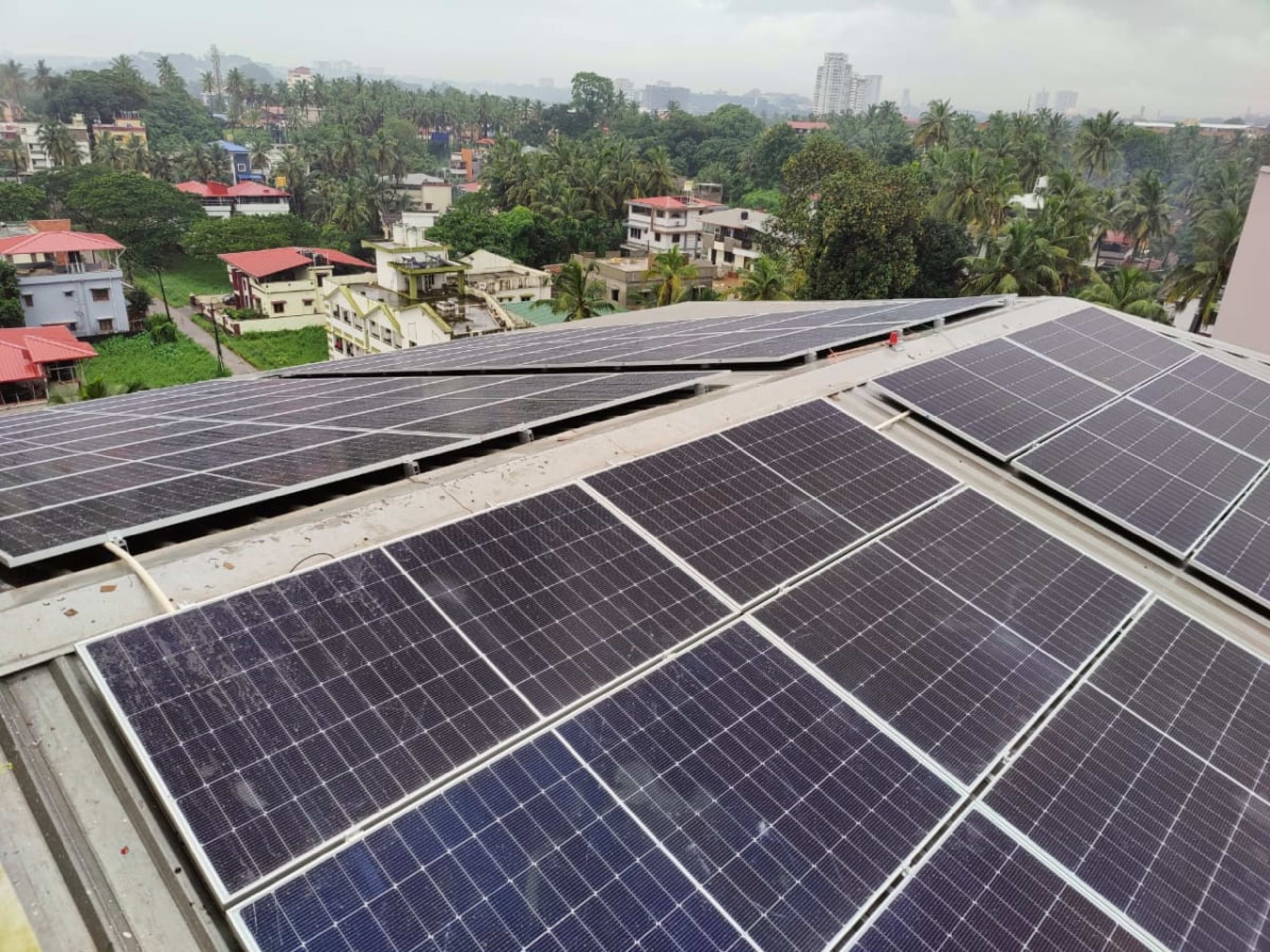 40 Kw Solar EPC 575 Wat Waaree N Type TopCon Bifacial  — installed by Mahati enterprises