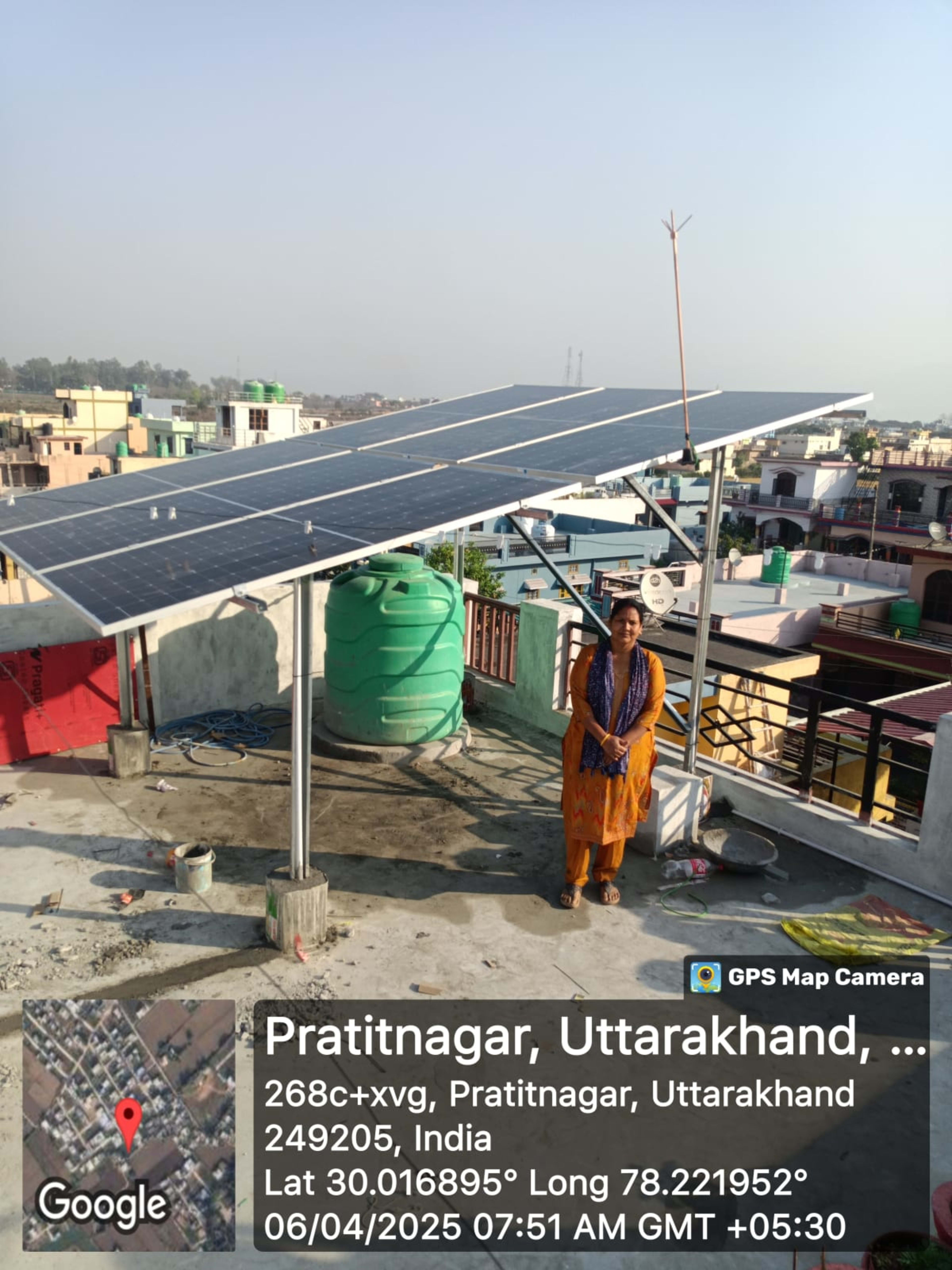 3 KW ONGRID RAIWALA — installed by Avisha solar solutions