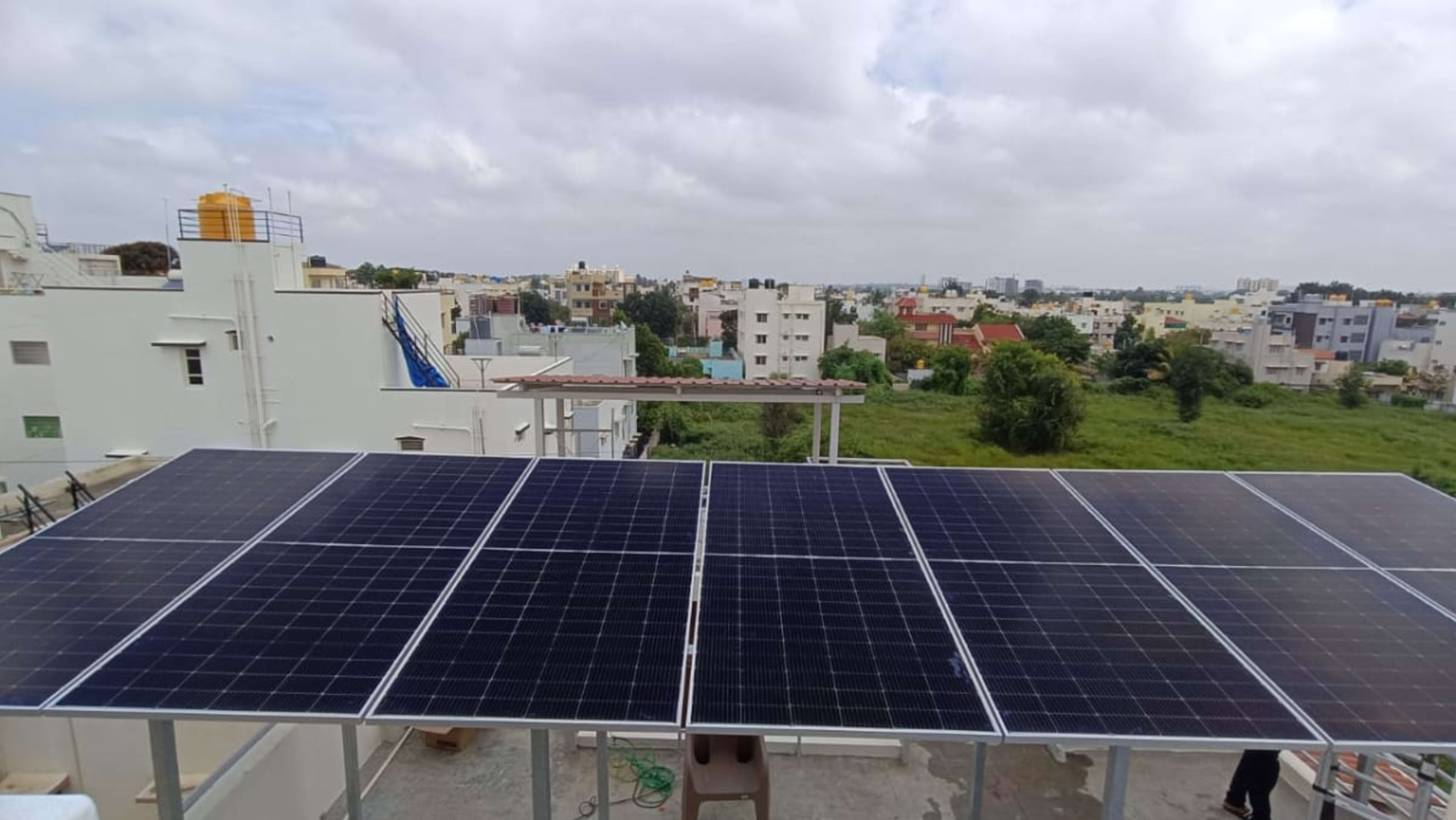 3.78 kW Residential Solar Installation with ₹78,000 subsidy under PM Surya Ghar Yojana at Vidyaranyapura, Bangalore — installed by SMAPP Analytics LLP