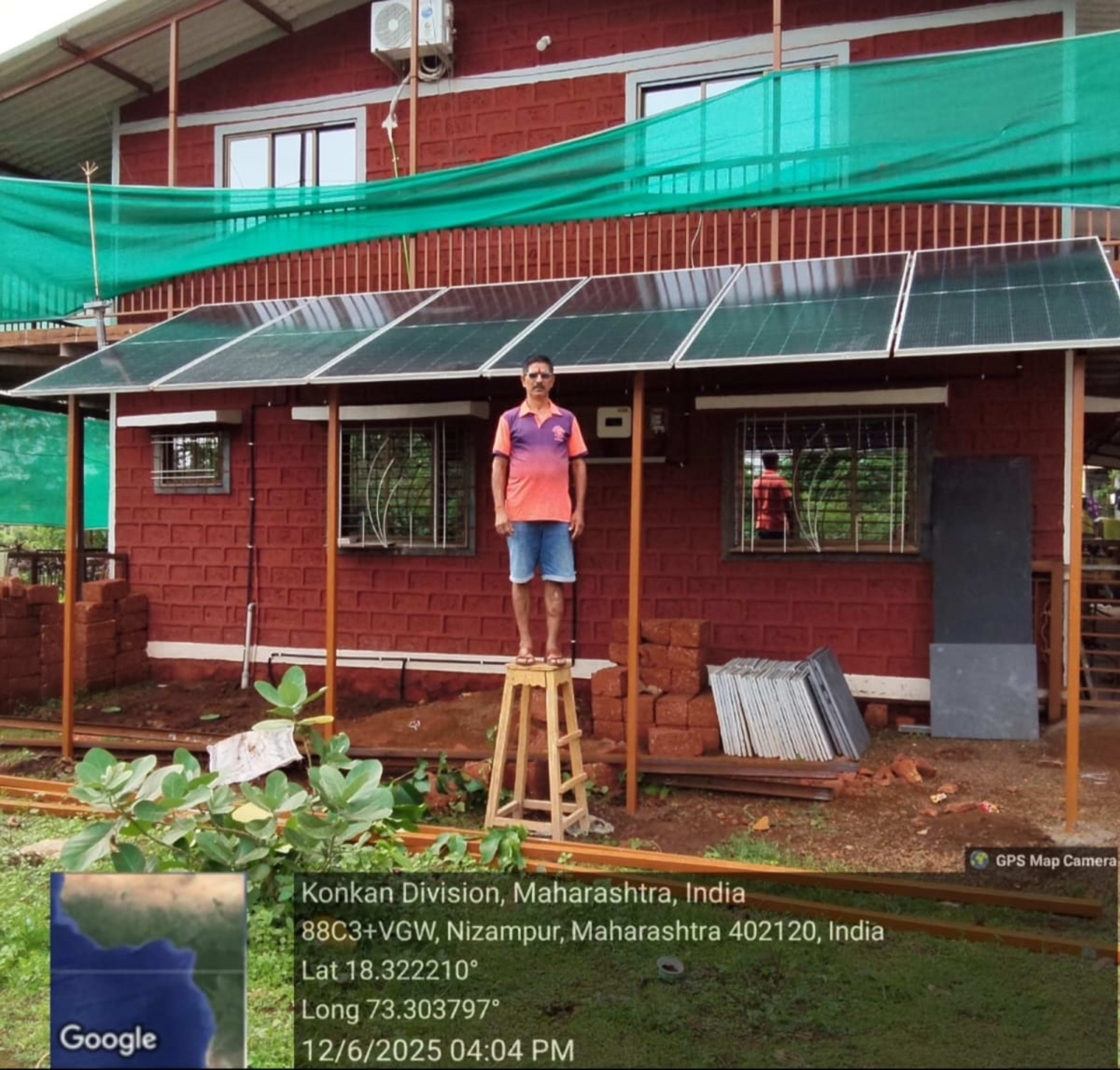 3KW SOLAR RESIDENTIAL SYSTEM  in Nojampur  — installed by SWASTIK SOLAR RENEWABLE ENERGY SOLUTION