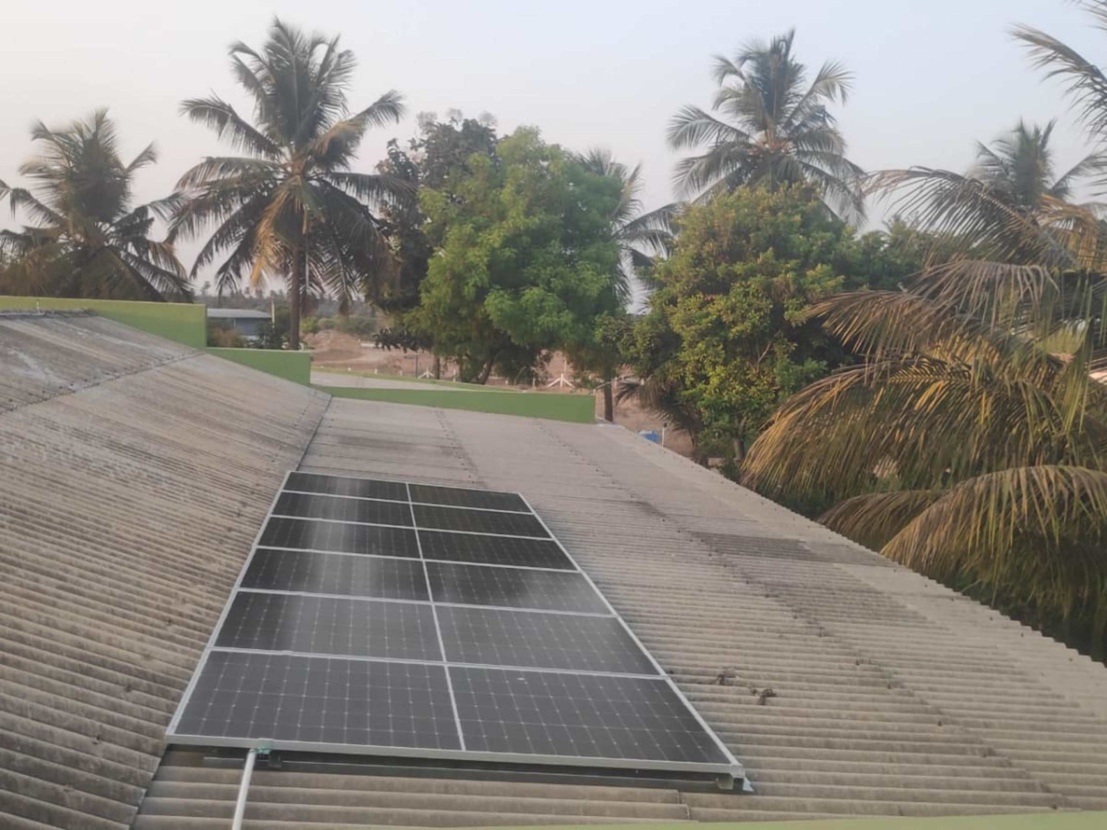 3 KW Solar On Grid System — installed by Kanali Aatral Tholilnutpam