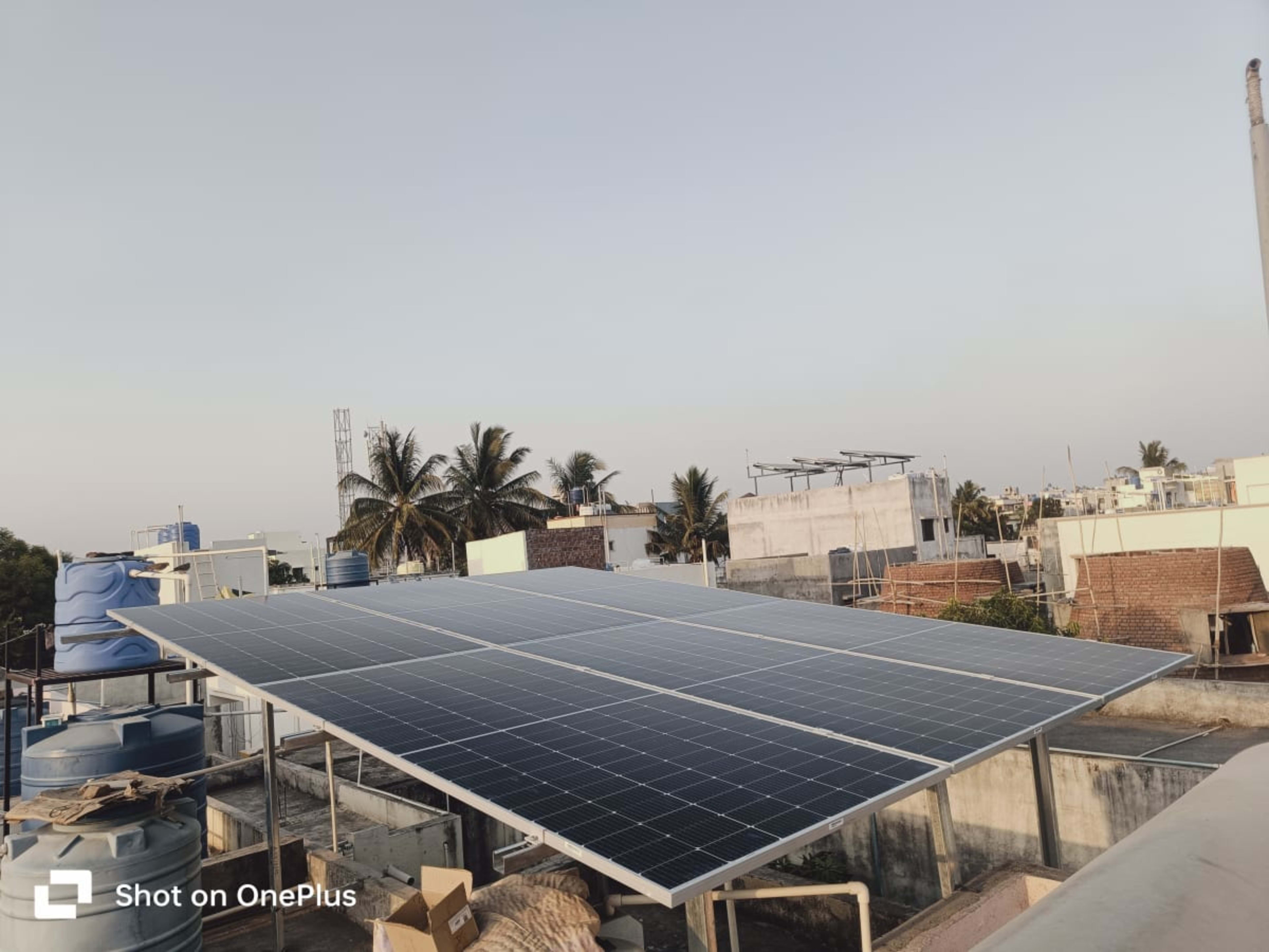 Solar project — installed by Jagdamb solar and suppliers