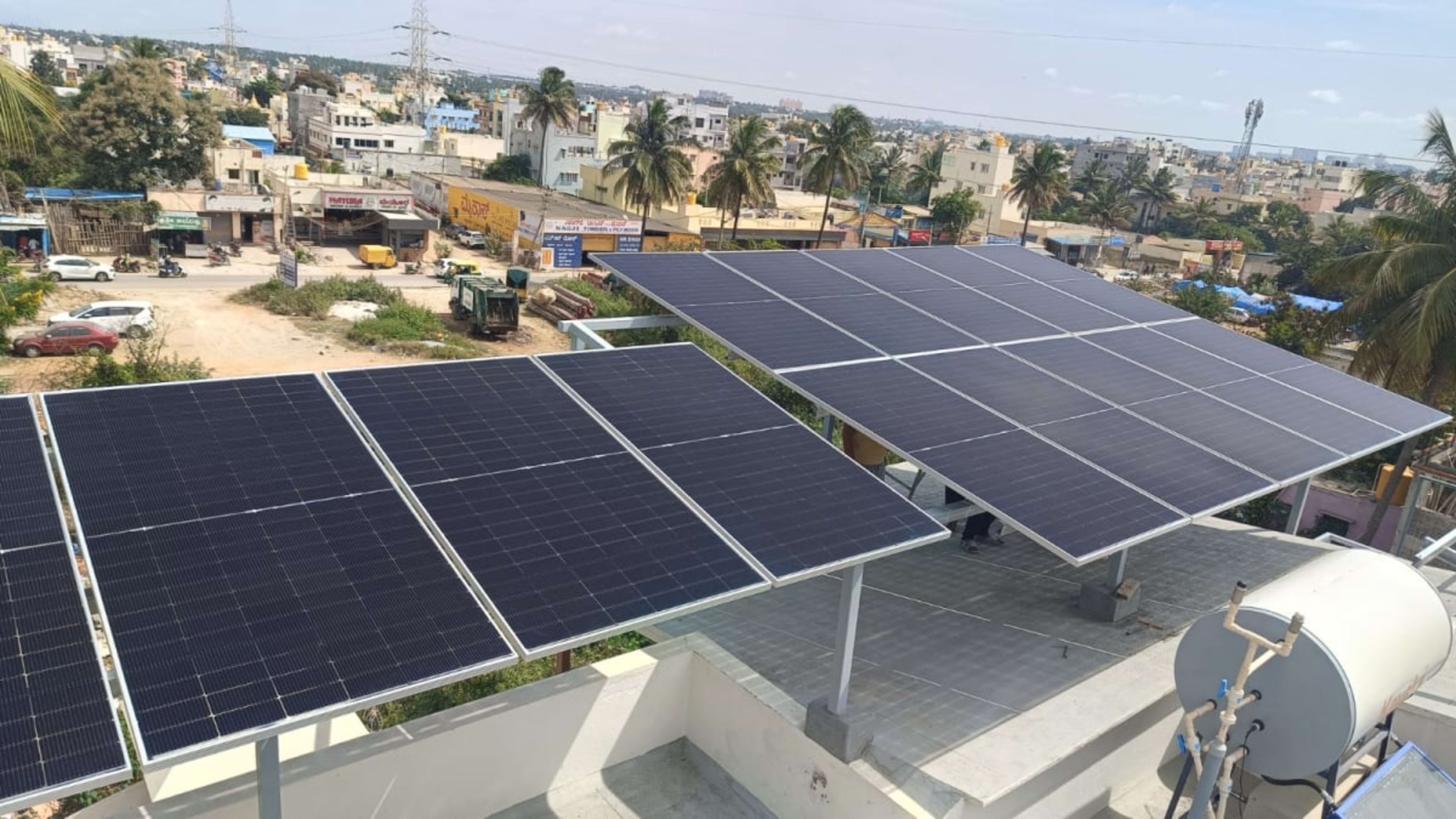 10.8 kW Commercial Solar Installation at Kalkere, Bangalore — installed by SMAPP Analytics LLP