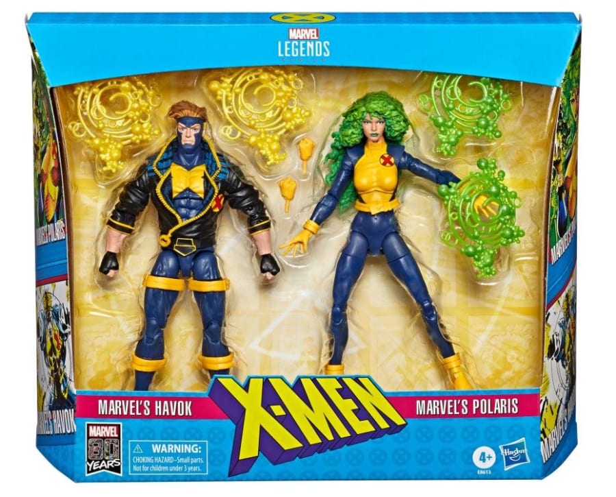 Marvel Comics 80th Anniversary Marvel Legends Havok &amp; Polaris Two-Pack: Only Polaris Available