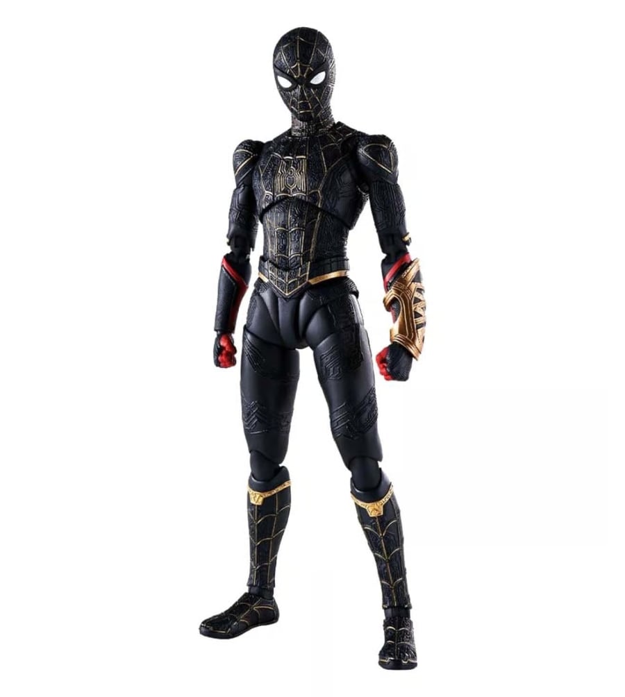 Spider-Man No Way Home And Gold Suit S.H.Figuarts Action Figure By Bandai