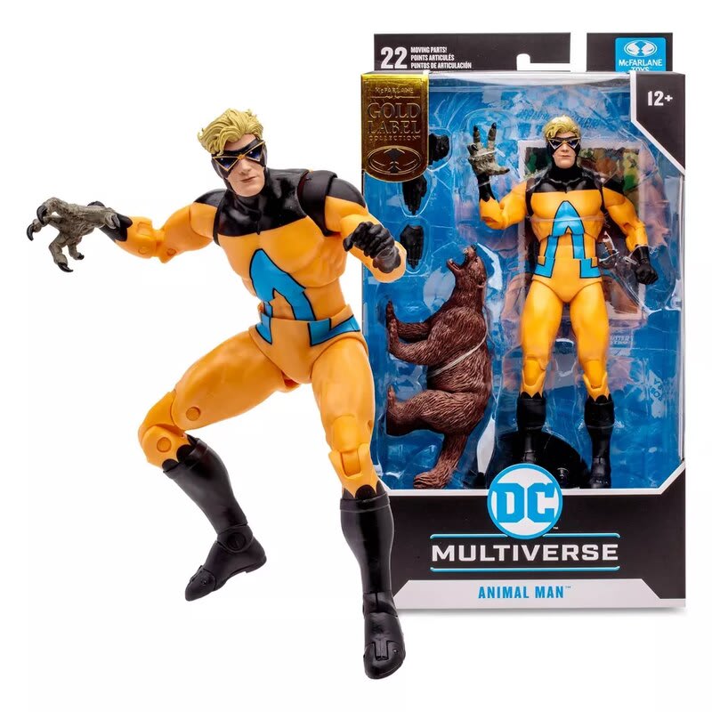 ANIMAL MAN (THE HUMAN ZOO) GOLD LABEL By McFarlane