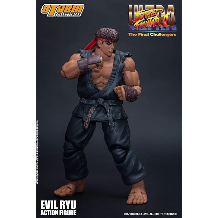 Storm Collectibles Evil Ryu: Ultra Street Fighter II The Final Challengers Action Figure