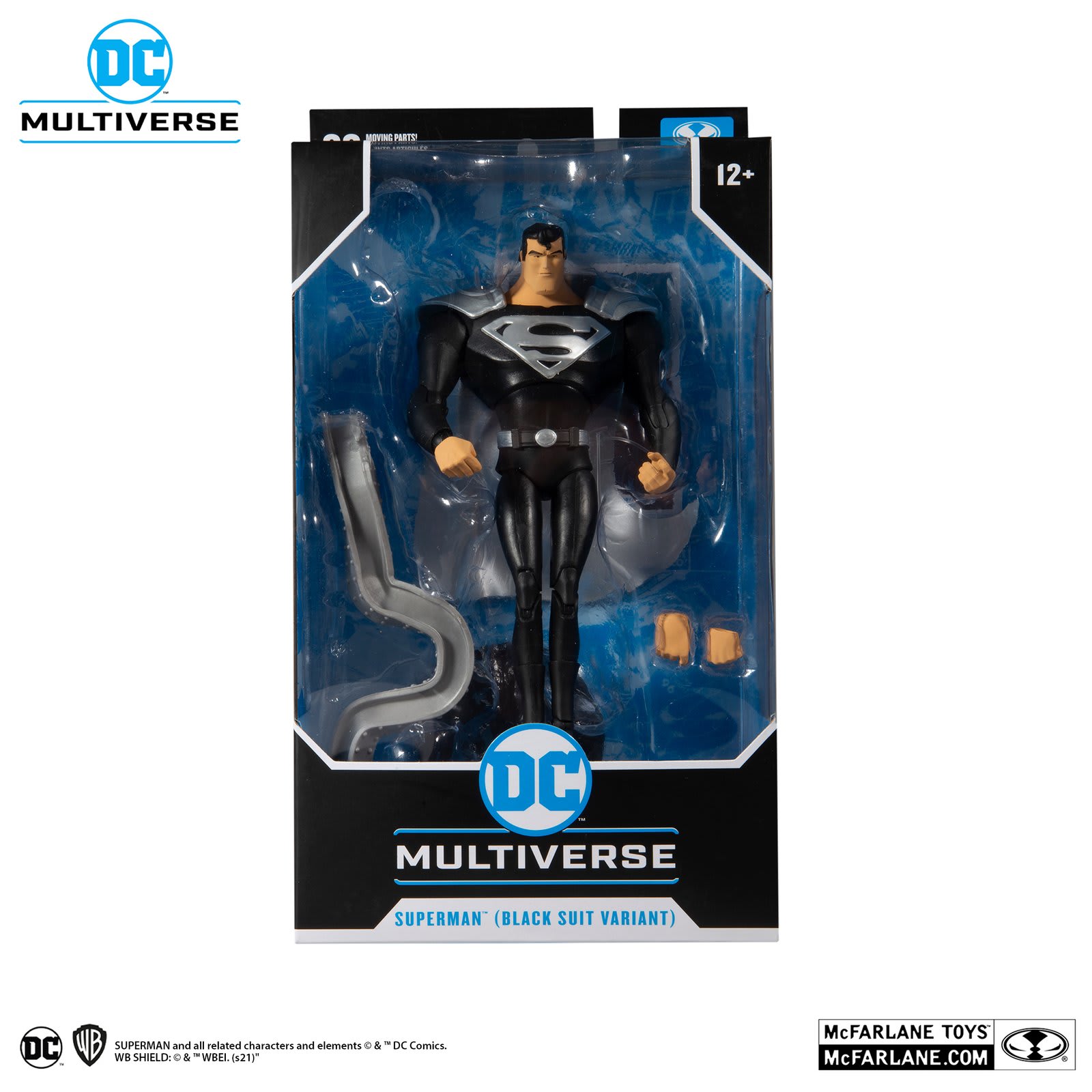 McFarlane DC Multiverse Animated Superman (Black Suit)
