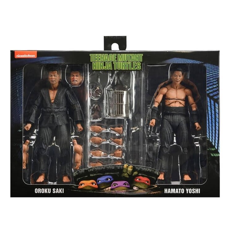 Neca TMNT Oroku Saki &amp; Hamato Yoshi 2-pack