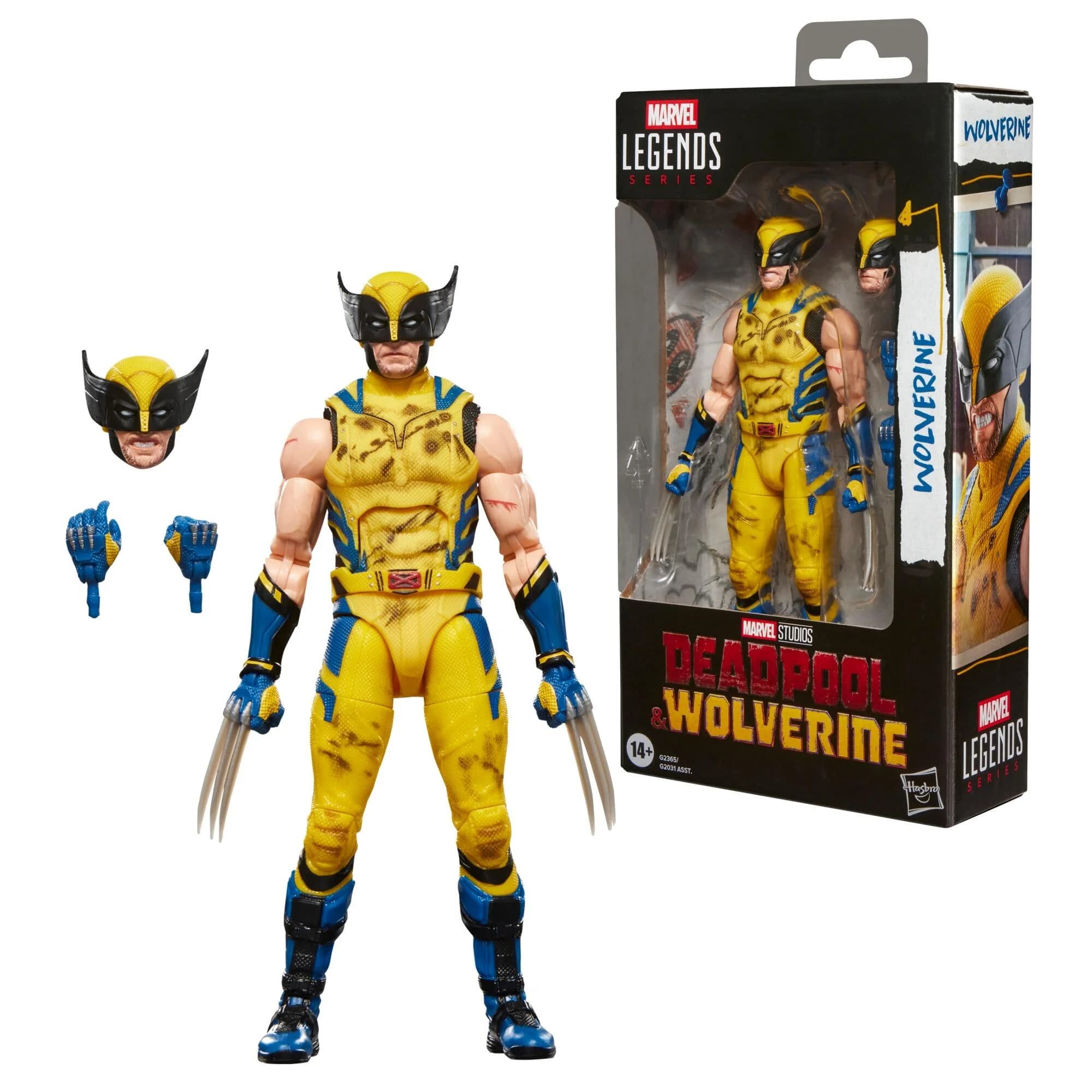 Marvel Legends Deadpool & Wolverine 6 Inch Action Figure Wave 2 - Wolverine Yellow Suit