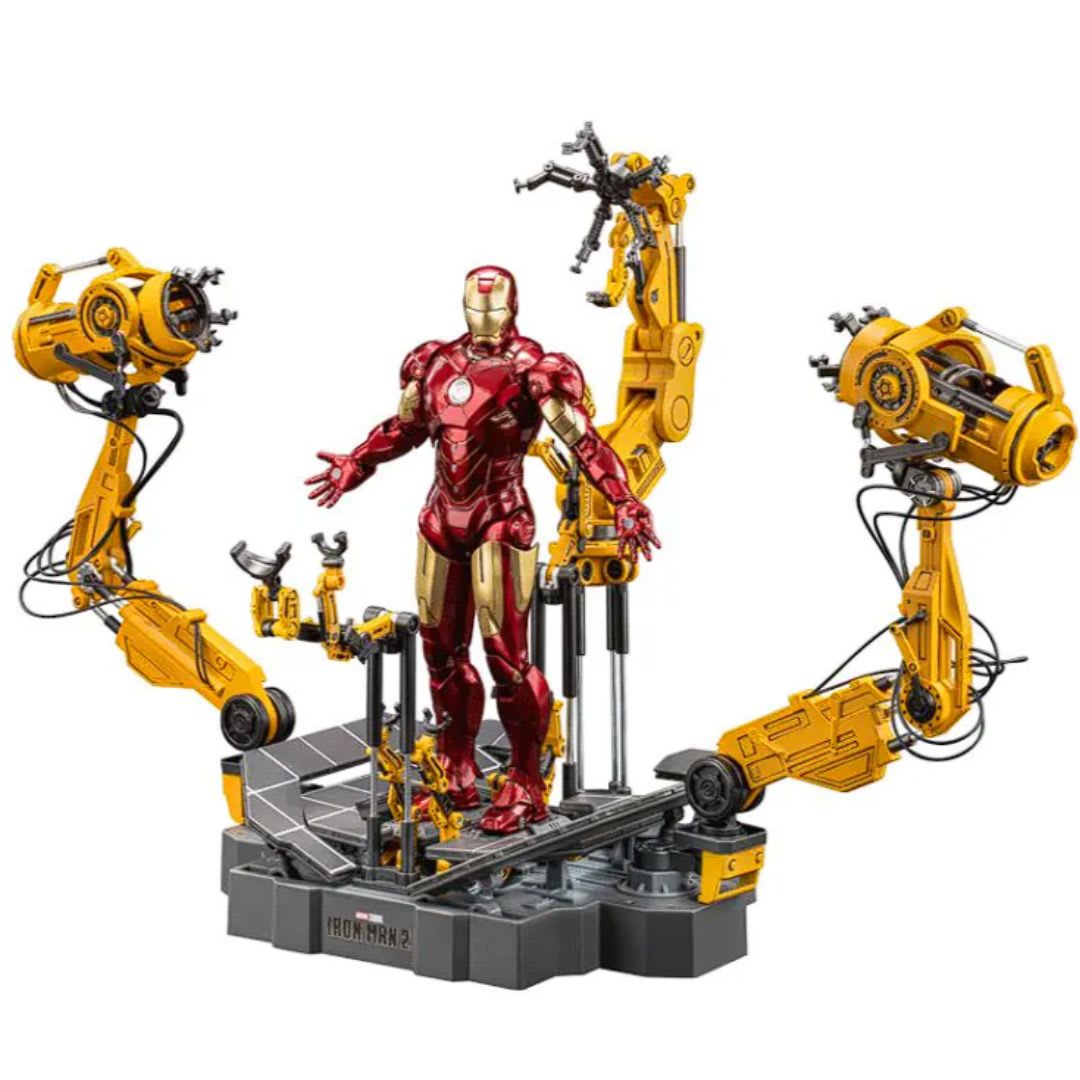 ZD Toyz Iron Man MK4 And Suit Up Gantry Action Figure