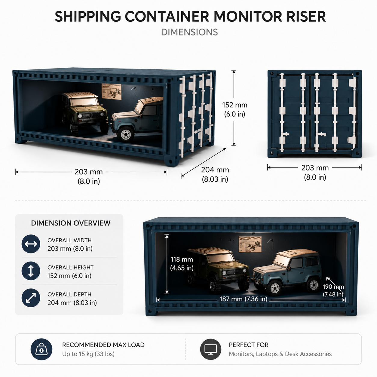Container Car Stand