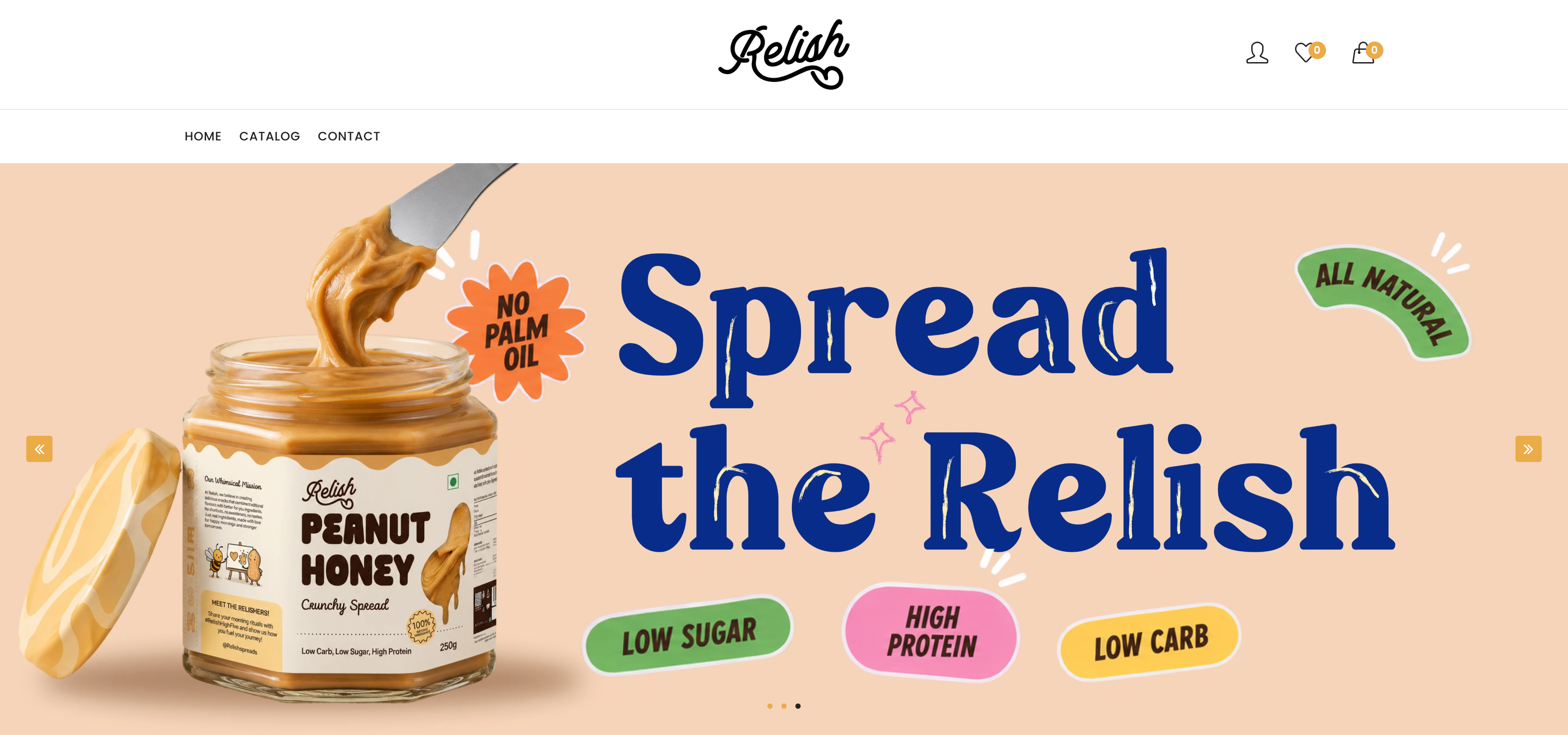 Relish Treats website