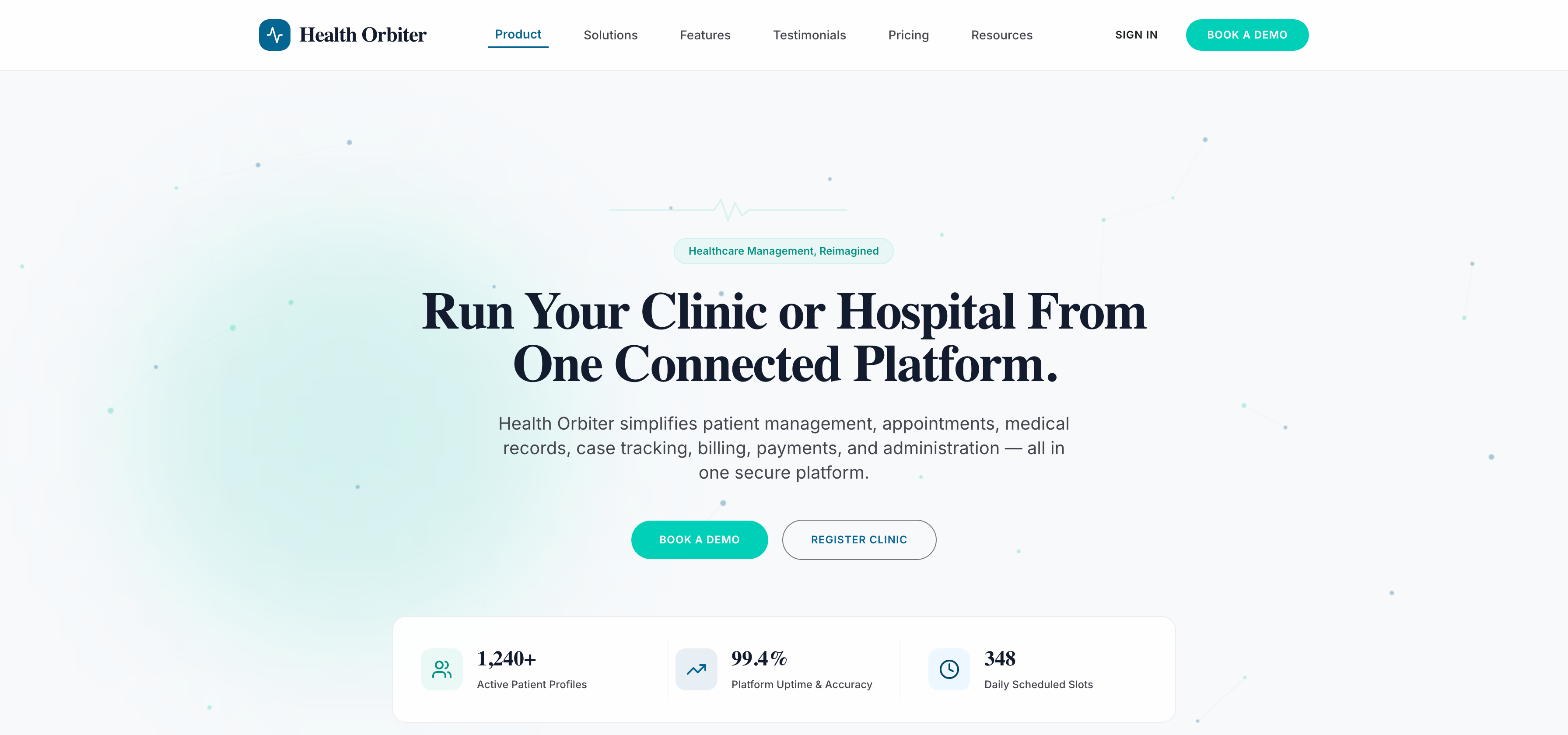 Health Orbiter website