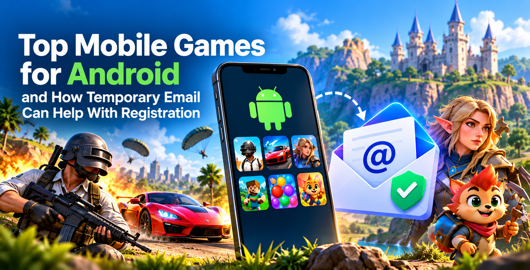 Top Mobile Games for Android and How Temporary Email Helps With Registration