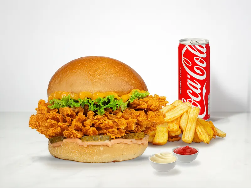 Çıtır Tavuk Burger MenüBurger - Red Bunder