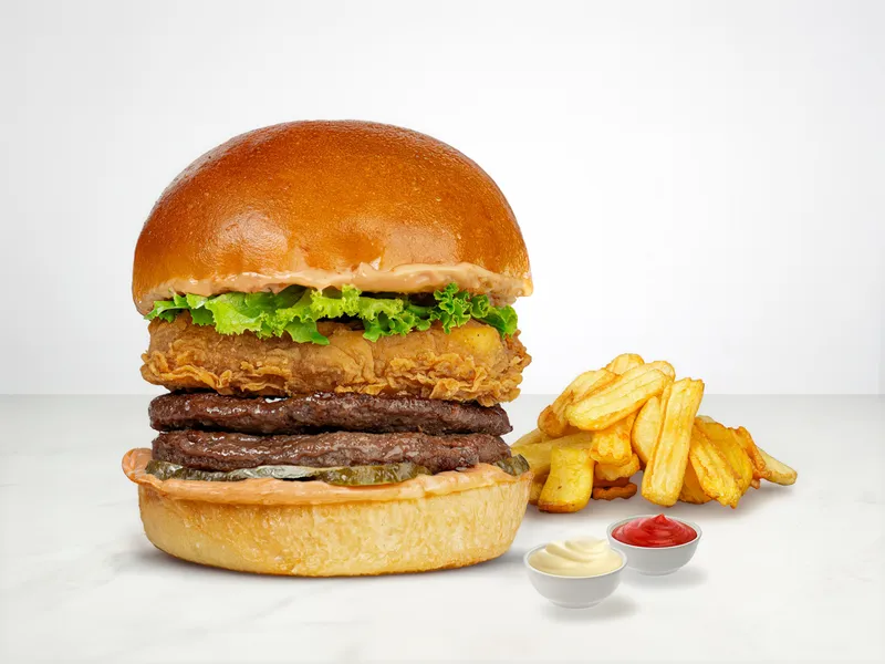 Cheese Suffle BurgerBurger - Red Bunder