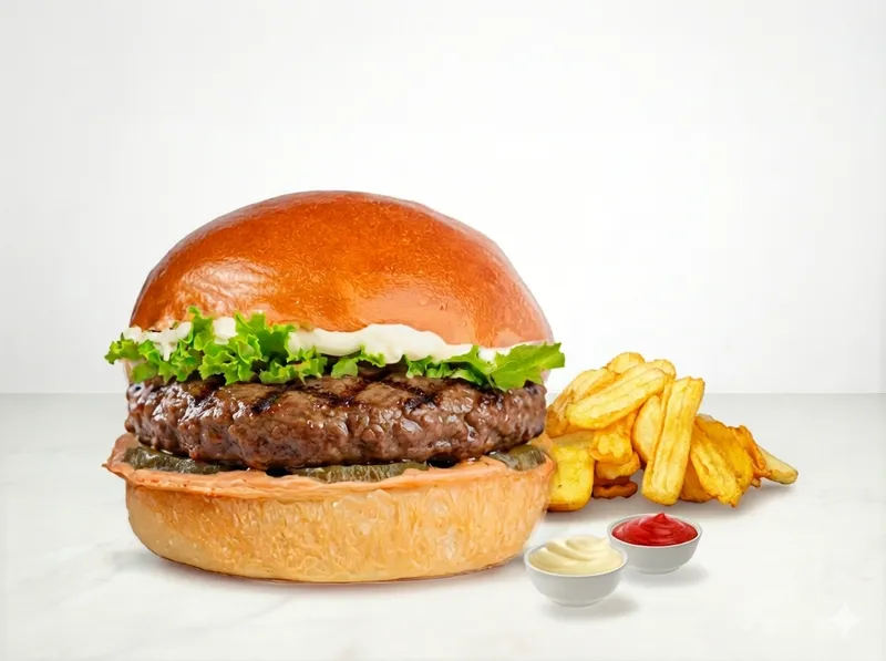 Hamburger MenüBurger - Red Bunder