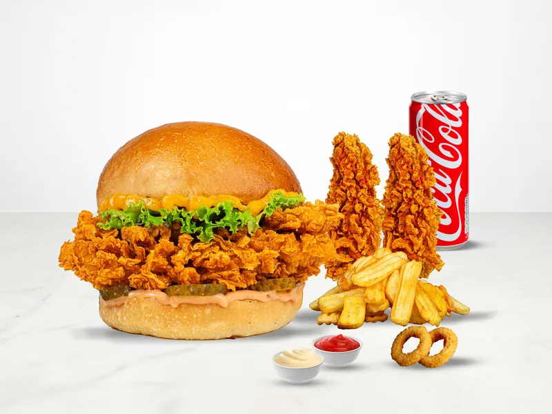 Red Chicken Mix MenüBurger - Red Bunder