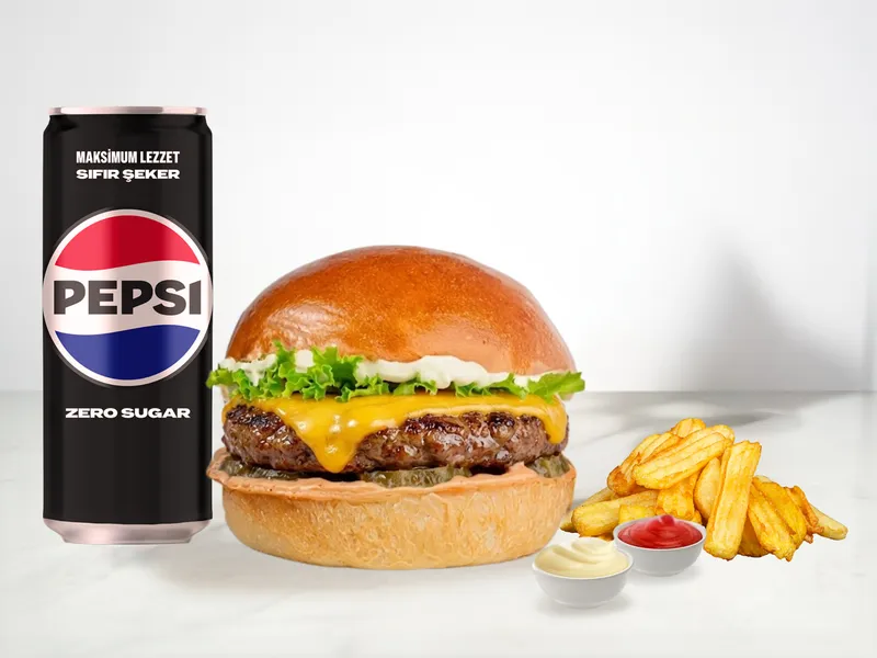 Cheese Burger MenuBurger - Red Bunder