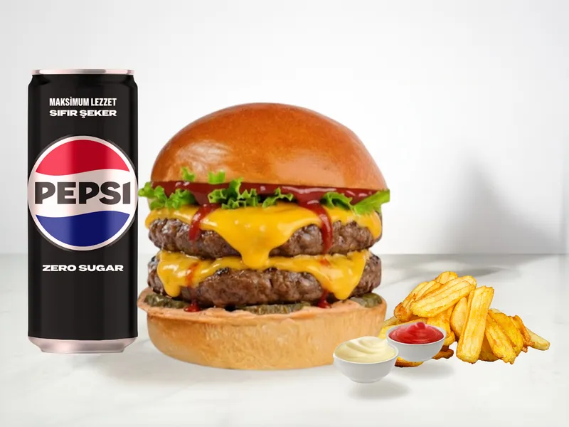 Red Mega Burger MenüBurger - Red Bunder