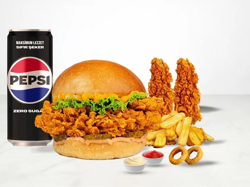 Red Chicken Mix MenüBurger - Red Bunder