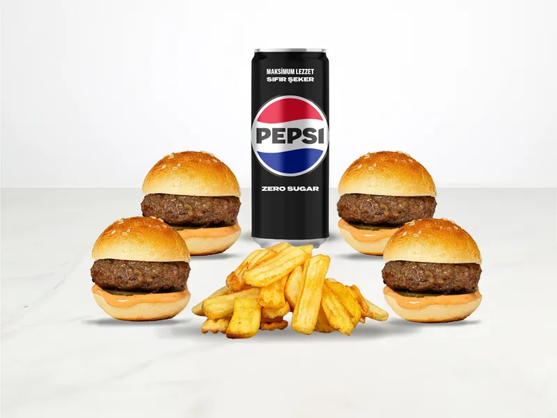 Tadımlık Mini Burger MenüBurger - Red Bunder