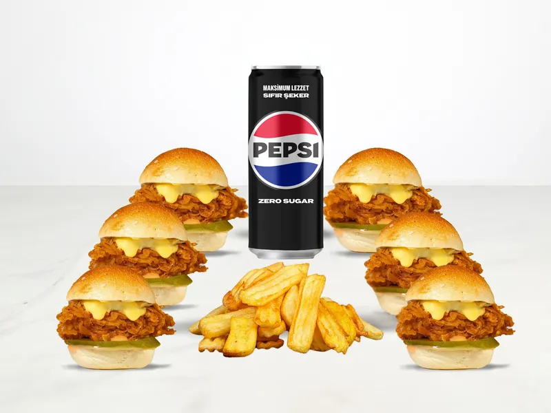 Doyumluk Mini Tavuk MenüBurger - Red Bunder