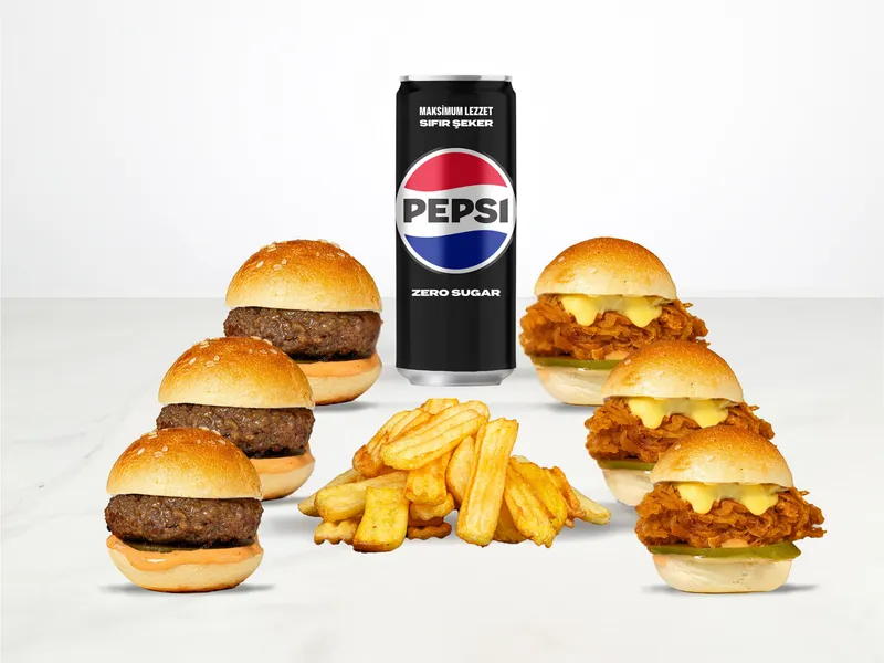 Doyumluk Mini Mix MenüBurger - Red Bunder