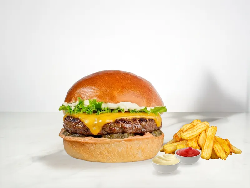 Cheese BurgerBurger - Red Bunder