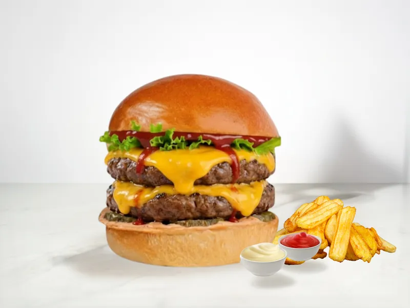 Red Mega BurgerBurger - Red Bunder