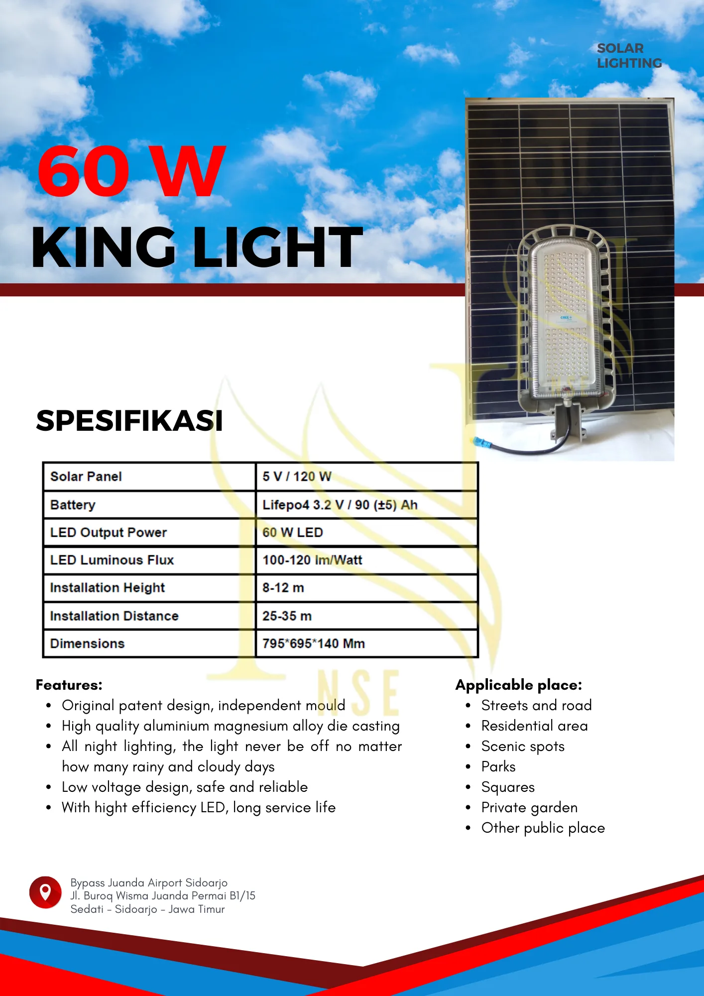 King Light 40W, 60W, 80W, 100W Gallery 3